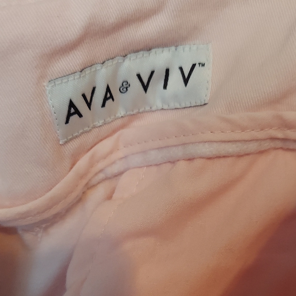 Ava & Viv Pink Ankle Pants - Picture 2 of 6